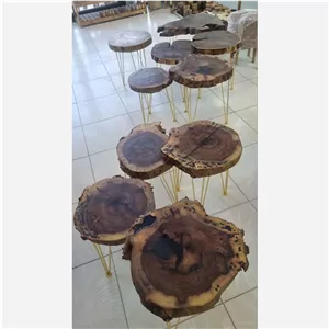 میز عسلی(گل میز)روستیک
