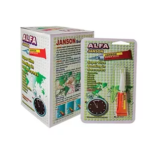 چسب قطره ای آلفا 3 گرمی بسته252عددی