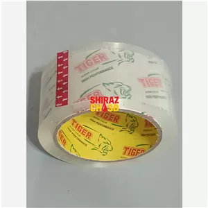چسب نواری پهن 60 عددی کریستال 5 سانتی تایگر 90 یارد 40 میکرون