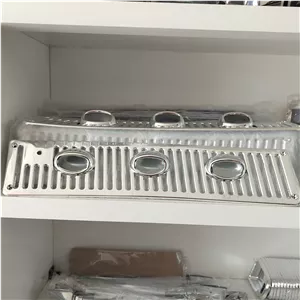 شبکه کاپوت پلاستیک کرومی صدفی دار