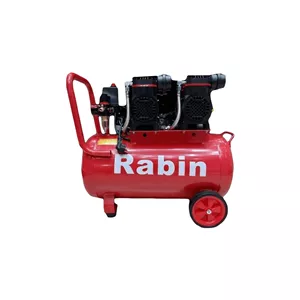 پمپ باد سایلنت رابین 80 لیتری دو سیلندر مدل R2780