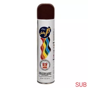 اسپری رنگ قهوه ای سیر گل پخش مدل تیره حجم 300 میلی لیتر Z4D