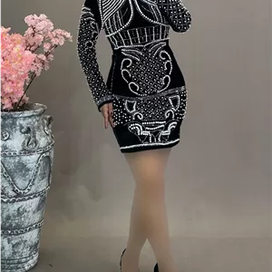 میدی مجلسی مخمل کش ترک فول نگین