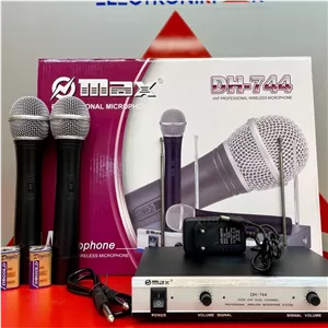 میکروفون بیسیم 2 کانال مکس DH-744