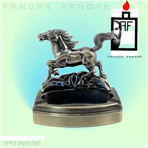 زیر سیگاری فندک دار وارداتی اسب دونده