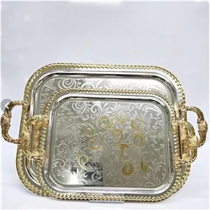 سینی دو تیکه استیل درجه 1 یونیک