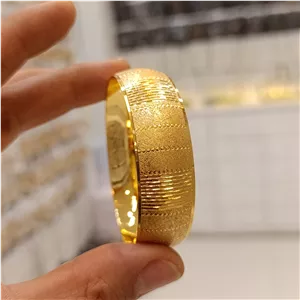 النگو تک پوش برنجی آبکاری طلا اصل 