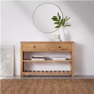 کنسول چوبی پایه دار مینیمال طراحی ساده و کاربردی