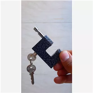 قفل کتابی کوچک مشکی فشار قوی (3کیلده)