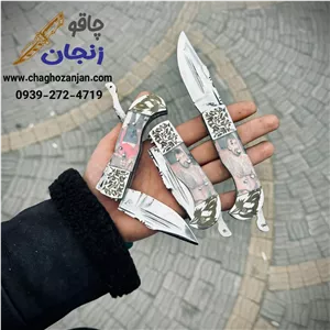 چاقو هفت دنده رخ مدل رخ طرح عقاب