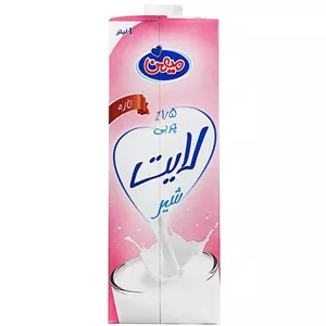 شیر کم چرب مدت دار میهن یک لیتری 