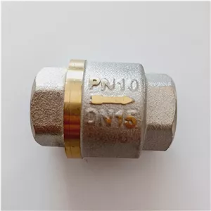 شیر یک طرفه برنجی سوزنی یک دوم اینچ (سایز 20 میلیمتر) 