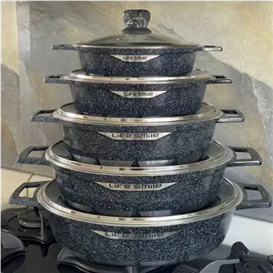 تابه  دودسته گرانیت لایف اسمایل مدل flcm سایز 36 (کدt) 