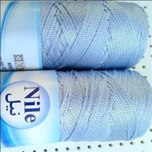 کاموا مکرومه تک سوزن رنگ آبی روشن 220گرم