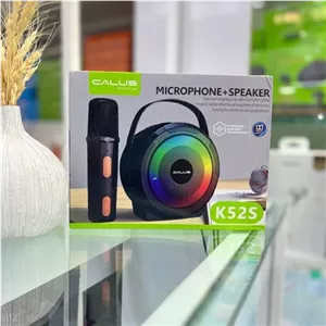 اسپیکرK52S CALUS  همراه با میکروفون وایرلس درجه