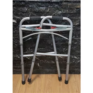 واکر تاشو ساده بدون چرخ آلومینیومی با قابلیت تنظیم ارتفاع