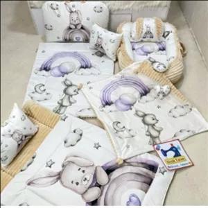 ست کامل خواب کودک شامل تشک کارد دار ست دم دستی..