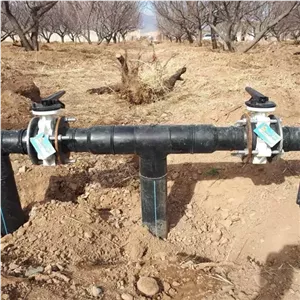 شیر پروانه ای پلیمری دسته فلزی 4 اینچ با یک سال گارانتی ویسپار