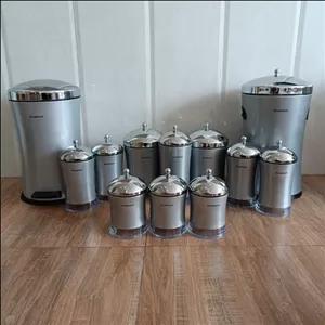 سرویس آشپزخانه 12 پارچه سامست  کمر باریک مدل فلاور کد 51129