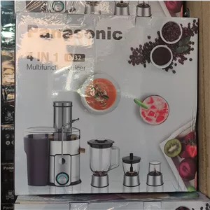 آبمیوه گیری پاناسونیک 4کاره تیغه طلایی حکاکی مدل DJ32