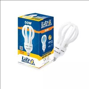 لامپ کم مصرف 50 وات لوتوس دلتا رنگ نور مهتابی ( گارانتی دار )