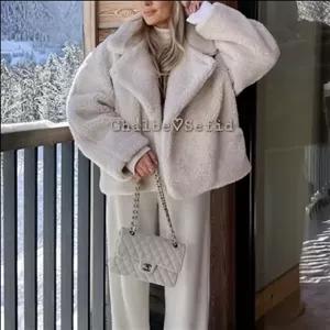 پالتو کتی زنانه خز قد 70 مشکی تمام آستر و بسیار گرم