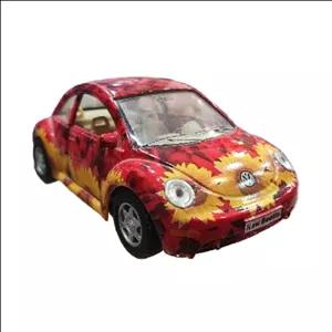 ماکت ماشین فلزی فولکس گل گلی برند کین اسمارت 12 سانتی 