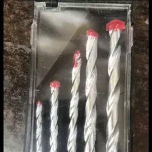 مته الماسه بسته 5عددی جعبه مشکی در سایز های مختلف 