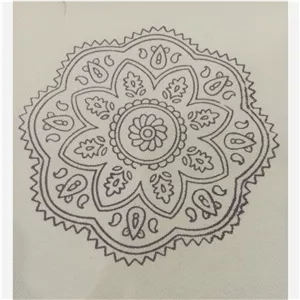 پته خام گرد رو قوری 30 30با نخ و سوزن رایگان  