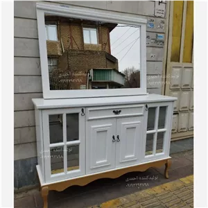 آینه کنسول سفید کلاسیک مدرن 