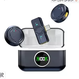 میکروفون یقه ای مدل Q81 بیسیم دو کاربره اصلی