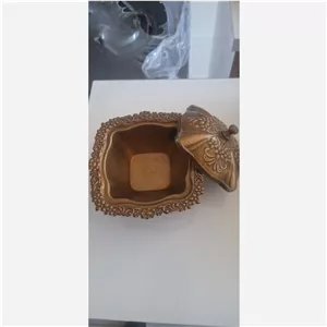قندان پایه دار فلزی