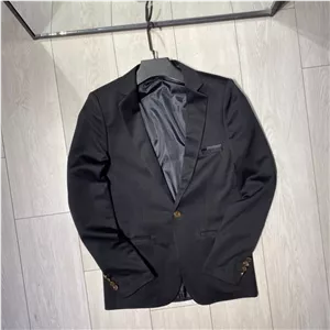 تک کت مجلسی مردانه مشکی ضخیم 