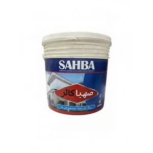 رنگ اکرلیک نما سفید صحباکالر کد 100 وزن 10 کیلوگرم