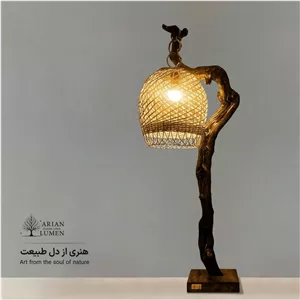 اباژور پایه بلند روستیک چوب انگور 