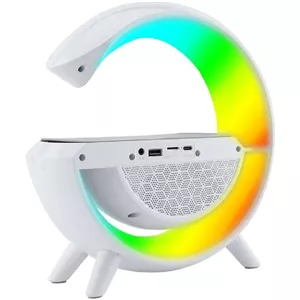 اسپیکر بلوتوثی شارژر وایرلس و چراغ خواب مدل G500  (گارانتی سلامت و اصالت محصول)