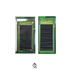 پالت مژه 20 ردیفه تی لش با فر CC ، ضخامت 0.07 و سایز 8