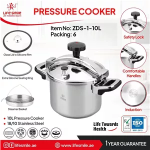 دیگ زود پز 10لیتری جدید لایف اسمایل مدل zds 1 10L