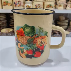 پارچ لعابی 2 لیتری طرح کدو ساخت روسیه 