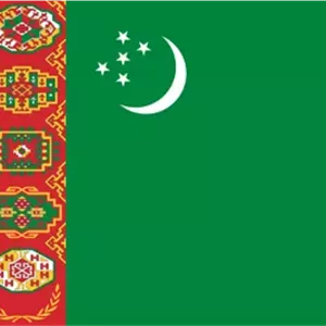 پرچم کشور  ترکمنستان