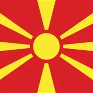 پرچم کشور  مقدونیه شمالی