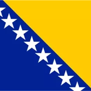 پرچم کشور  بوسنی و هرزگوین