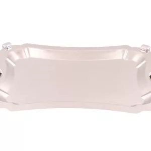 سینی مستطیل متوسط دالبردسته نقره ریور مدل B7237