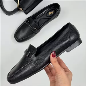 کالج شیک ظریف راحت طبی مشکی کرم نسکافه ای زنانه دخترانه کفش لوفر فانتوف پاپوش بابت ترند چرم کرمی موکا سبک مجلسی پصشسع