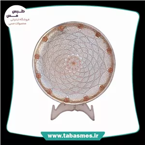  بشقاب 30 قلم زنی طرح شاخ و برگ 