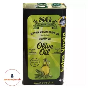 روغن زیتون اس جی SPANISH GREEN فرابکر 4 لیتری (اورجینال)