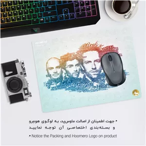 ماوس پد هومرو مدل A6204 طرح کلدپلی - با بهترین کیفیت