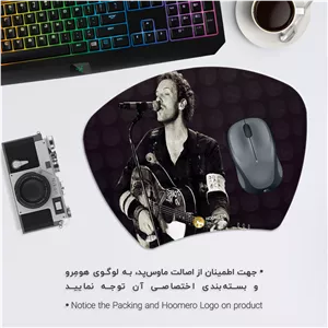 ماوس پد هومرو مدل MC664 طرح کلدپلی راک بند - با بهترین کیفیت