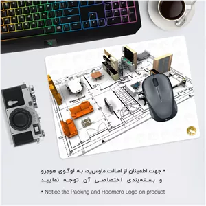 ماوس پد هومرو مدل A5272 طرح معماری - با بهترین کیفیت