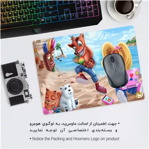 ماوس پد هومرو مدل A3949 طرح کراش باندیکوت - با بهترین کیفیت